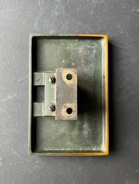 Image 9 of Large Modernist Push-Pull Door Handle of Cast Bronze