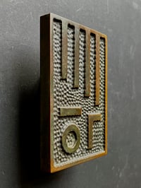 Image 10 of Large Modernist Push-Pull Door Handle of Cast Bronze
