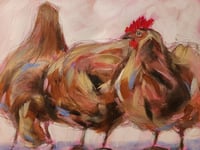 Funky Chickens   9x12
