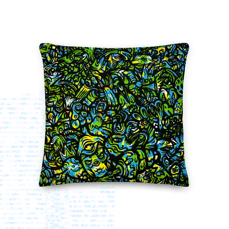 Green Landfill Pillow New!!!