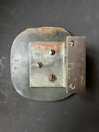 Image 9 of Bronze Push-Pull Handle with Abstract Pattern European 20th Century