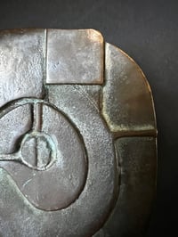 Image 4 of Bronze Push-Pull Handle with Abstract Pattern European 20th Century