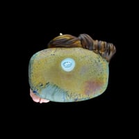Image 2 of XL. Tenaya - Dunskin Mustang Mare- Flamework Glass Sculpture Bead