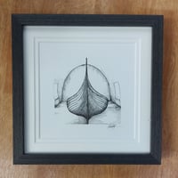 Ship (original ink drawing)