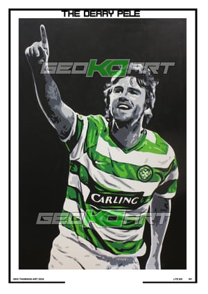 Image of PADDY McCOURT THE DERRY PELE CELTIC FC