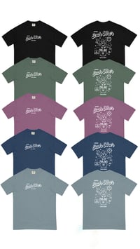 Image 1 of "Support" Unisex garment-dyed heavyweight t-shirt