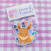 Image of Eevee & Eeveelutions Glossy Vinyl Stickers