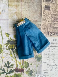 Image 5 of Nineteen zero six Blythe doll cropped trouser in denim