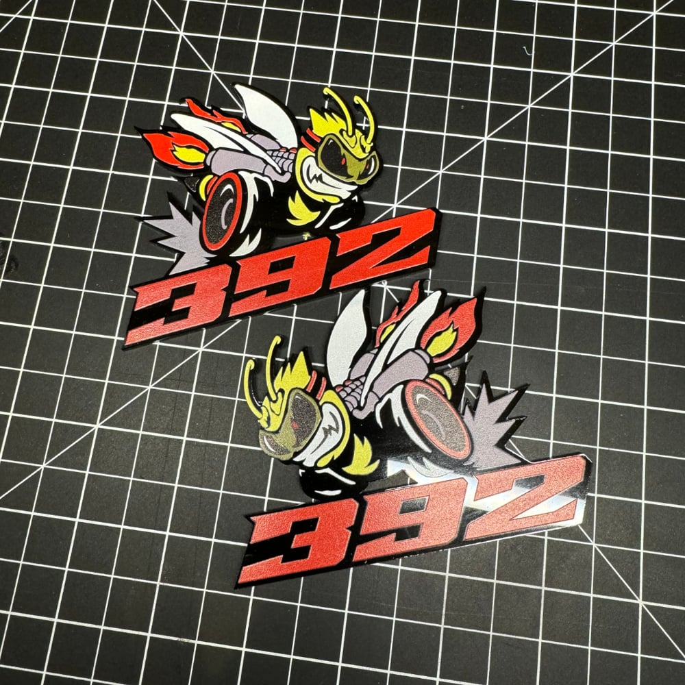 Image of Demon Bee 392 Fender Badges