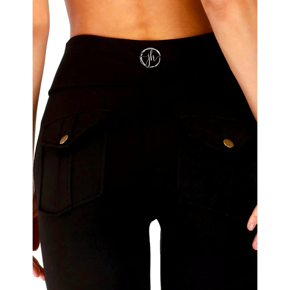JH Brand Womens Carpenter Style Polyester Leggings