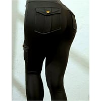 Image 15 of JH Brand Womens Carpenter Style Polyester Leggings