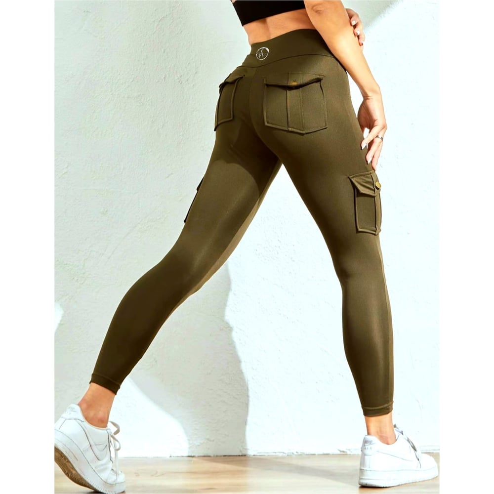 JH Brand Womens Carpenter Style Polyester Leggings