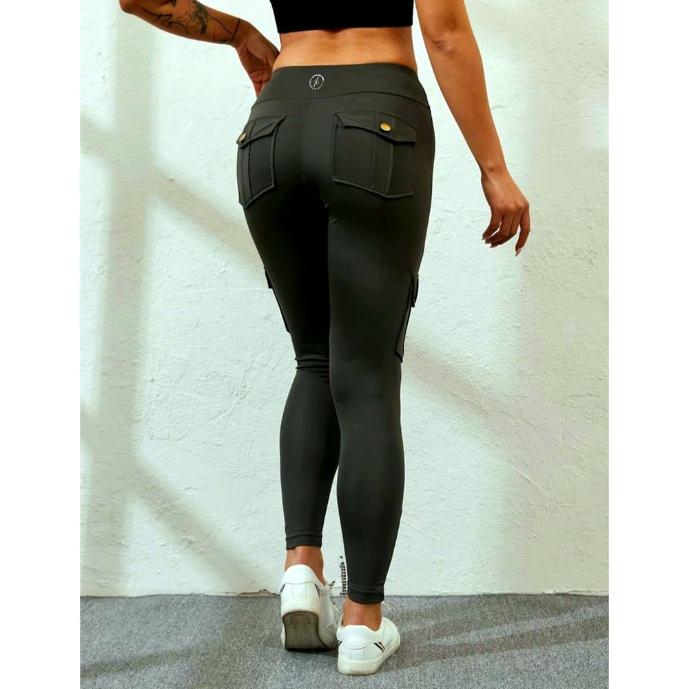 JH Brand Womens Carpenter Style Polyester Leggings
