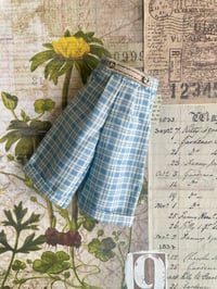 Image 2 of Nineteen zero six Cropped check trouser - Light blue
