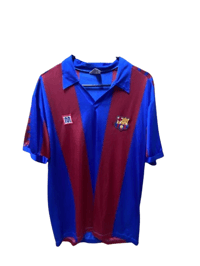 Image 1 of 1985/86 Original Barcelona Meyba Mens Home Shirt  Size Small 