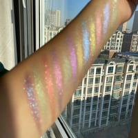 Image 6 of Moonage Palette 12 shades iridescent neons multichrome trichromes