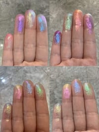 Image 15 of Moonage Palette 12 shades iridescent neons multichrome trichromes