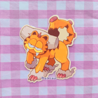 Image of Garfield Landorus Therian Waterproof Vinyl Sticker