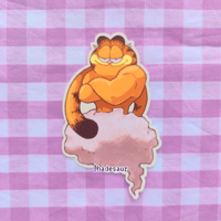 Image of Garfield Landorus Genie Waterproof Vinyl Sticker