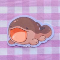 Image of Clodsire Shiny Glossy Holographic Vinyl Sticker