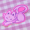 Image of Espeon Glitter Stardust Vinyl Waterproof Sticker