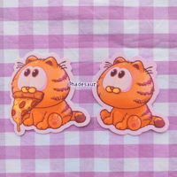 Image of Baby Garfield Waterproof Matte Vinyl Sticker