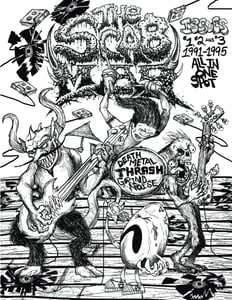 Image of THE SCAB MAG - Death Metal Thrash Grind Noise Zine 1991 - 1995 (BOOK)