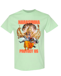 Narasimha Protect Us 2024 Edition Light green