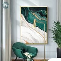 green canvas