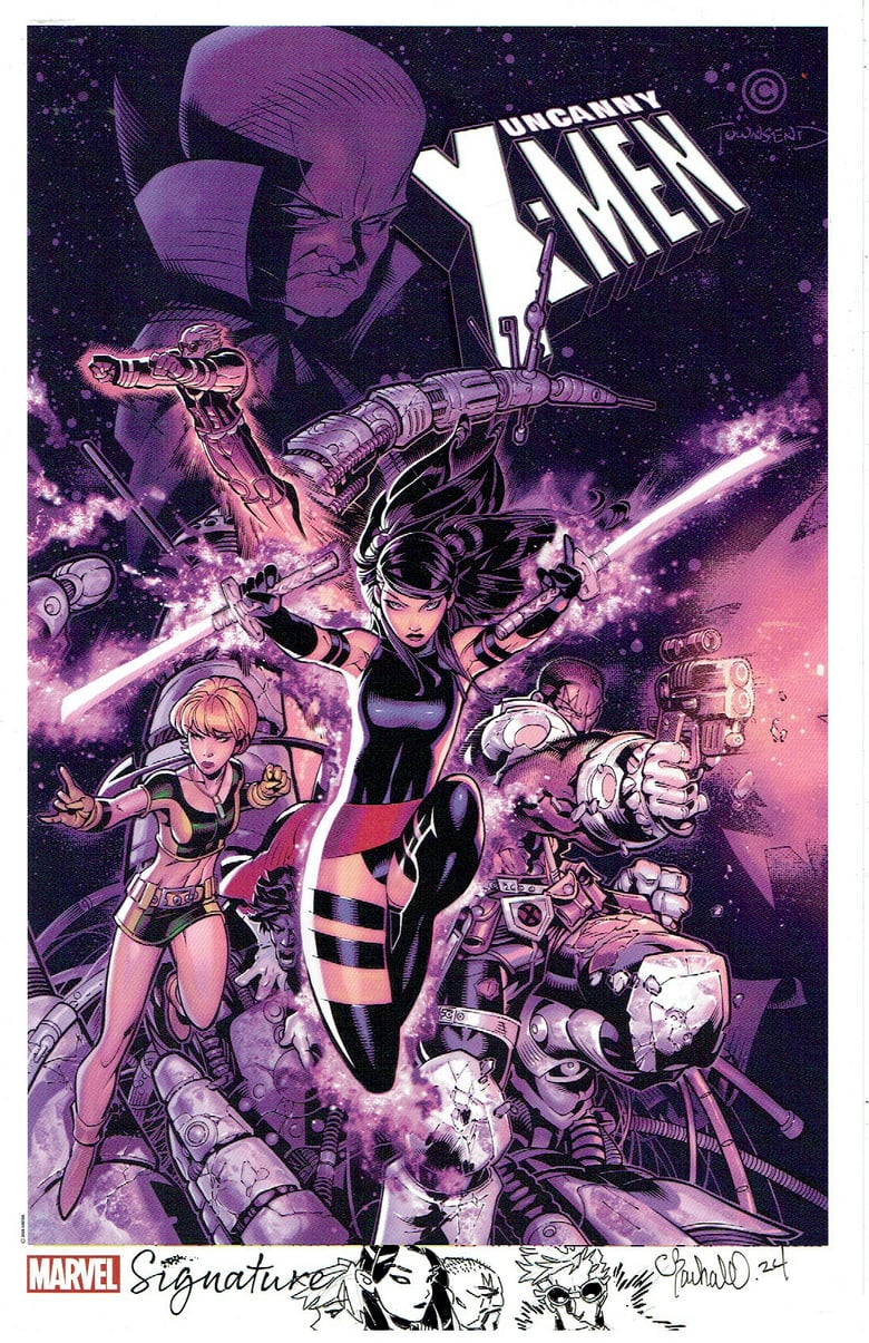 Image of UNCANNY X-MEN PRINT--with REMARQUE!!