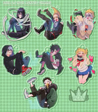 Image 1 of BNHA Acrylic Charms Pro Heroes and Villains
