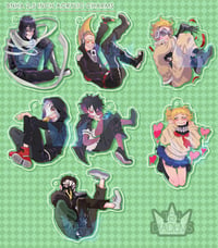 Image 2 of BNHA Acrylic Charms Pro Heroes and Villains