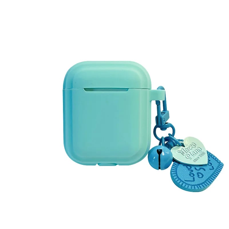 Love Pendant Waterproof Earphone Case For AirPods 1 2 3 Pro Wireless Headphone Cover Transparent 