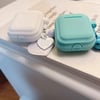 Love Pendant Waterproof Earphone Case For AirPods 1 2 3 Pro Wireless Headphone Cover Transparent 