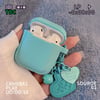 Love Pendant Waterproof Earphone Case For AirPods 1 2 3 Pro Wireless Headphone Cover Transparent 