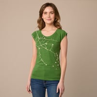 Image 1 of GreenCherryBlossom Bamboo T