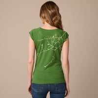 Image 2 of GreenCherryBlossom Bamboo T