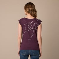 Image 3 of PurpleCherryBlossom Bamboo T