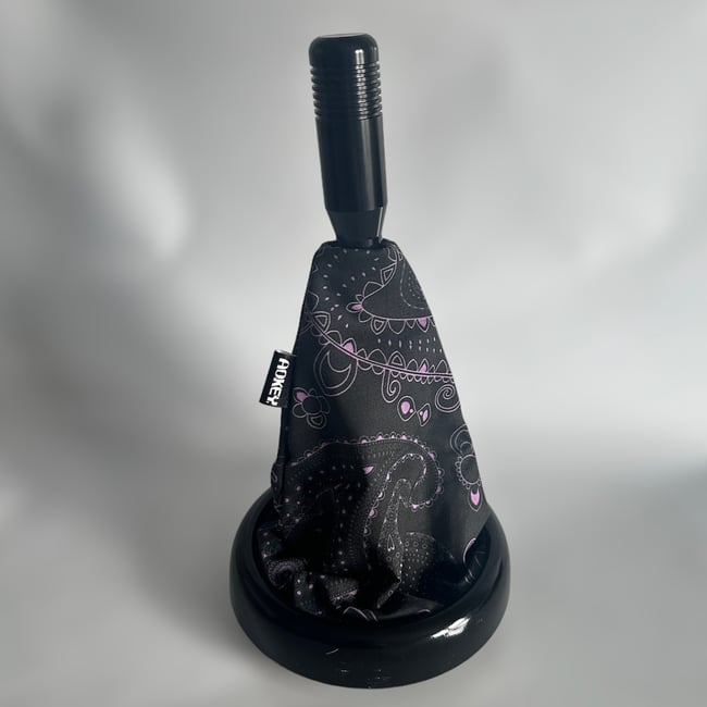 NEW Black & purple paisley 