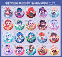 Image 1 of Genshin Acrylic Charms