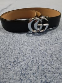 Image 4 of Gucci Belt GG  Black