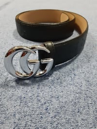 Image 5 of Gucci Belt GG  Black