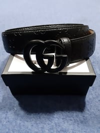 Image 1 of Gucci Belt Black GG 2024