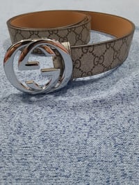 Image 5 of Gucci Belt Brown/Silver