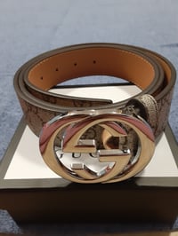 Image 3 of Gucci Belt Brown/Silver