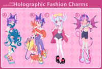 Image 1 of Holographic Fashion Charms