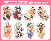Image 1 of Kingdom Hearts Acrylic Charms
