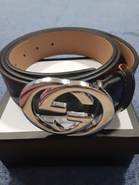 Image 3 of Gucci Belt Black&Silver 2023