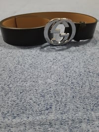 Image 6 of Gucci Belt Black&Silver 2023