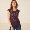 PurpleCherryBlossom Bamboo T